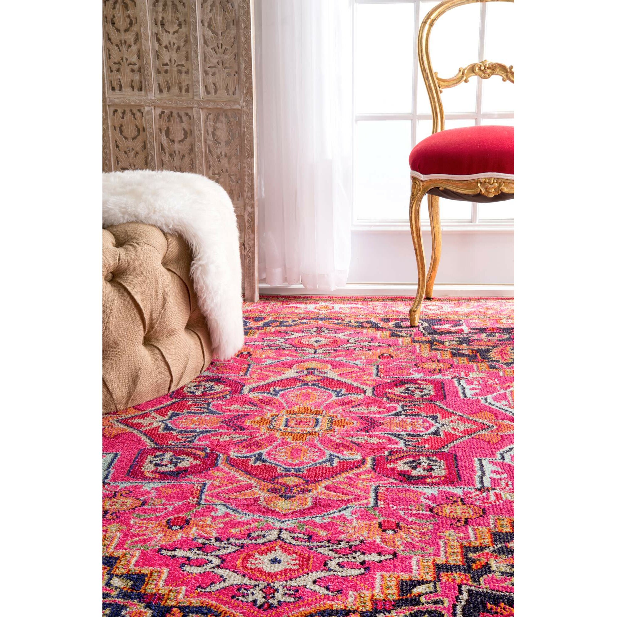 Latitude Vive Sashi Pink Area Rug & Reviews Wayfair.co.uk